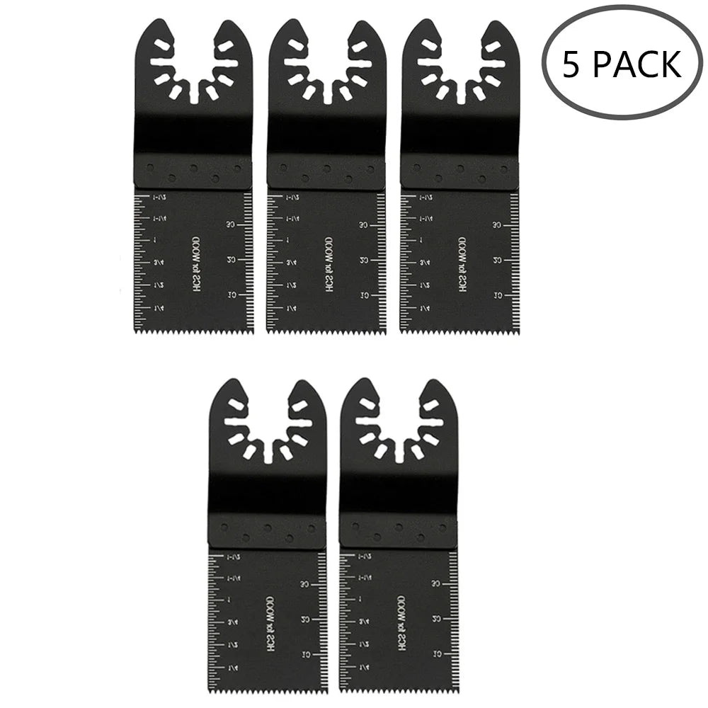 10/60/100Pcs Oscillating Saw Blade Multi Tools Blades Multi-Function Renovator Cutter Blade For Wood Metal Fast Cutting Blade