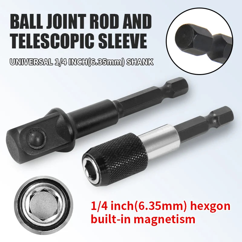 31pcs Electric Screwdriver Bit Set Durable Alloy Oil-Rubbed Finish Waterproof Includes Phillips Hexagon Torx Sockets With Case