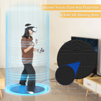 Foldable VR Mat for Meta Quest 3S/Quest 3, Round Anti Fatigue Large Mat, Anti-slip and Comfortable Floor Mat Game Accessories