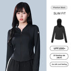 GOLDEN CAMEL Cape Sun Protection Clothing Anti-ultraviolet Breathable Ice Silk Quick-drying Skin Tights Sun Protection Jacket