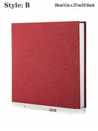 1pc Linen Photo Album Self Adhesive Scrapbook Album for 2x3 4x6 5x7 8x10 Pictures DIY Photo Book Birthday Gifts for Women Mom