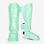 Muay Thai Shin Instep Guards Thickened Leg Protectors, Sanda Boxing Taekwondo, S-L, Multi-Color