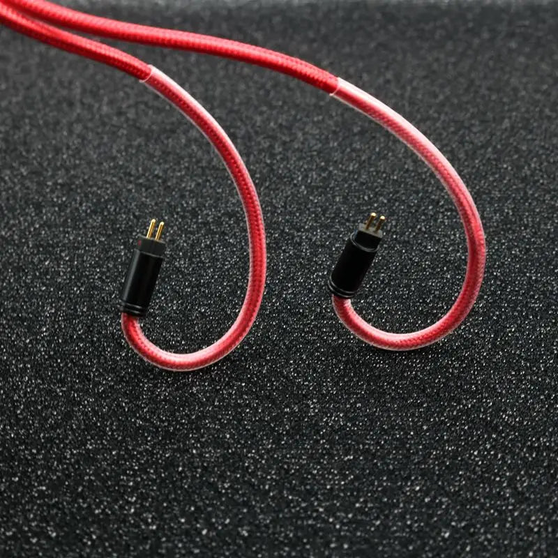 XINHS K05 IEM headphone cable 2-strand 4N silver + 7N copper, MMCX/2-pin/QDC
