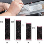 Carbon Fiber Hair Highlighting Board with Comb Teeth, Hair Coloring Tool, Sizes S-XL