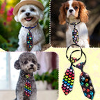 50pcs Small Dog Cat Neckties For Pet Grooming Adjustable Bone Pet Dog Bowties /Ties For Dogs Pets Grooming Accessories