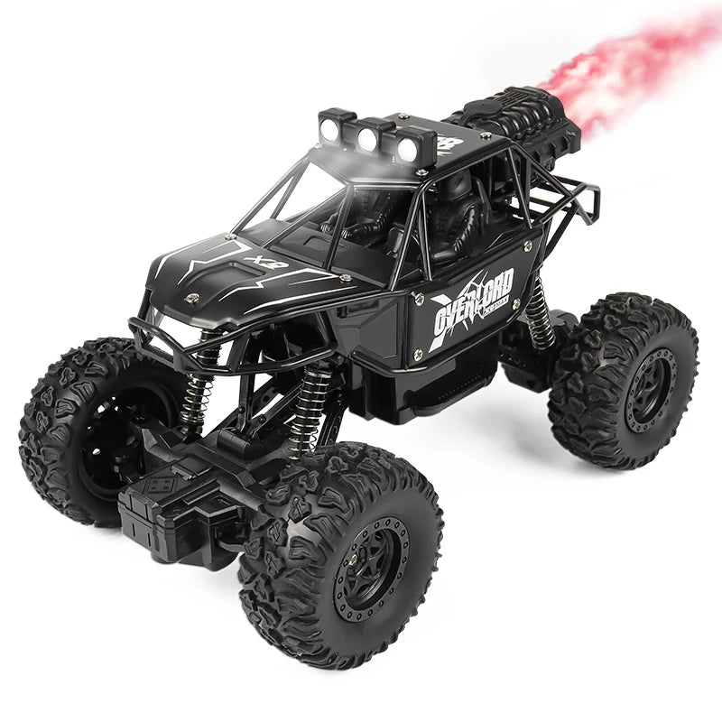 Upgraded PRO Off-Road 4WD RC Off Road Truck 1:16 Scale RC Car with Headlights 2.4G Remote Control Toy Gift for Kids Outdoor Play
