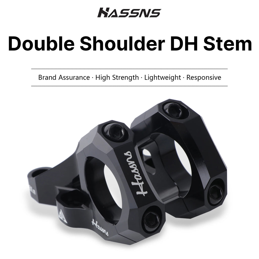 HASSNS MTB Stem DH-Specific Dual Shoulder Stem 31.8mm Bike Power DH/AM/FR Power Downhill Bicycle Rod Handlebar Table Cycling