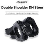 HASSNS MTB Stem DH-Specific Dual Shoulder Stem 31.8mm Bike Power DH/AM/FR Power Downhill Bicycle Rod Handlebar Table Cycling