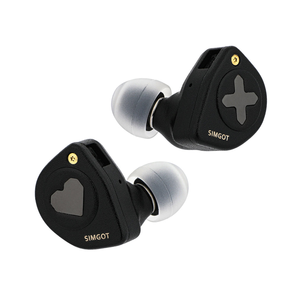 SIMGOT HBB EW300 1DD+1Planar+1PZT Hybrid Driver In Ear Monitor Earphone with Silver-plated OFC 0.78mm cable and CNC Alloy case