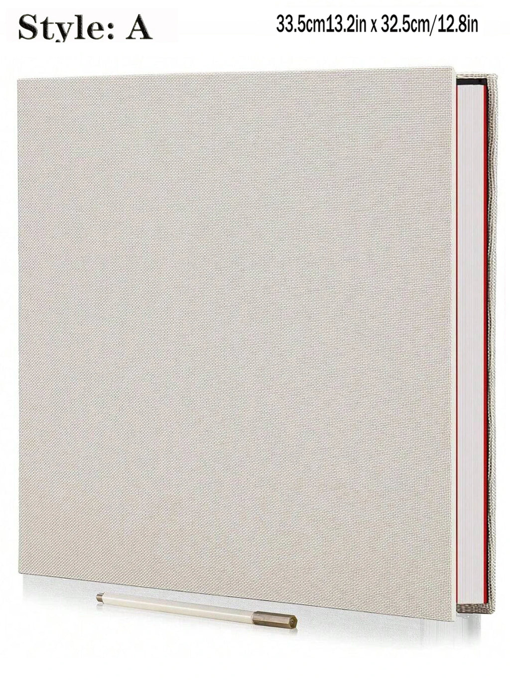 1pc Linen Photo Album Self Adhesive Scrapbook Album for 2x3 4x6 5x7 8x10 Pictures DIY Photo Book Birthday Gifts for Women Mom