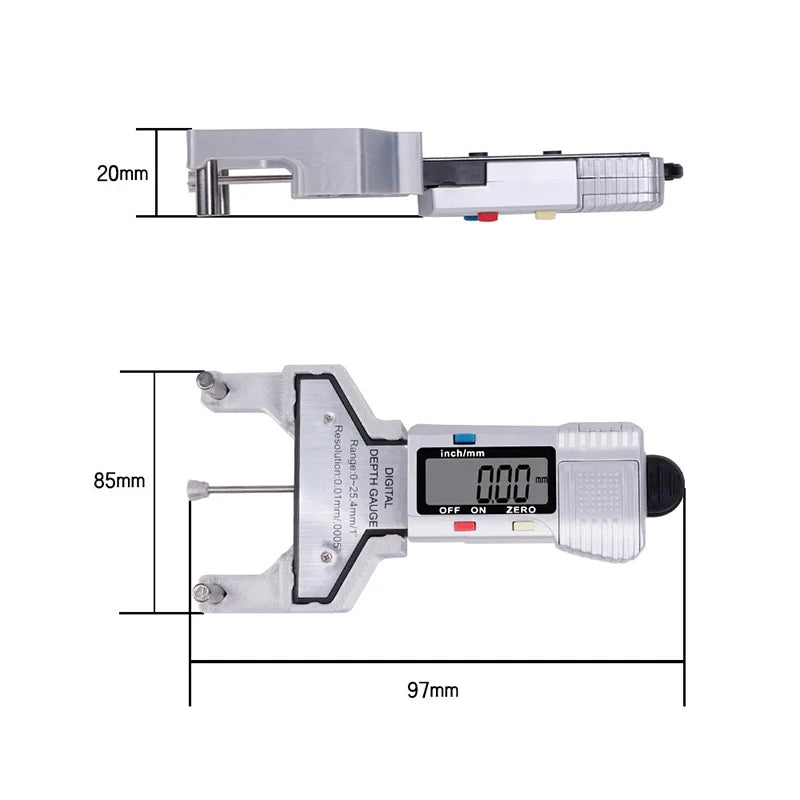 2GT Elastic Tensiometer Synchronous Belt Tension Gauge Tester for 3D Printer Detection Measurement Timing Belt Gauge
