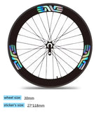 14pcs/set For Bogacha at the World Championships ENVE SES Road bike wheel stickers Color change wheelset painting 50mm height