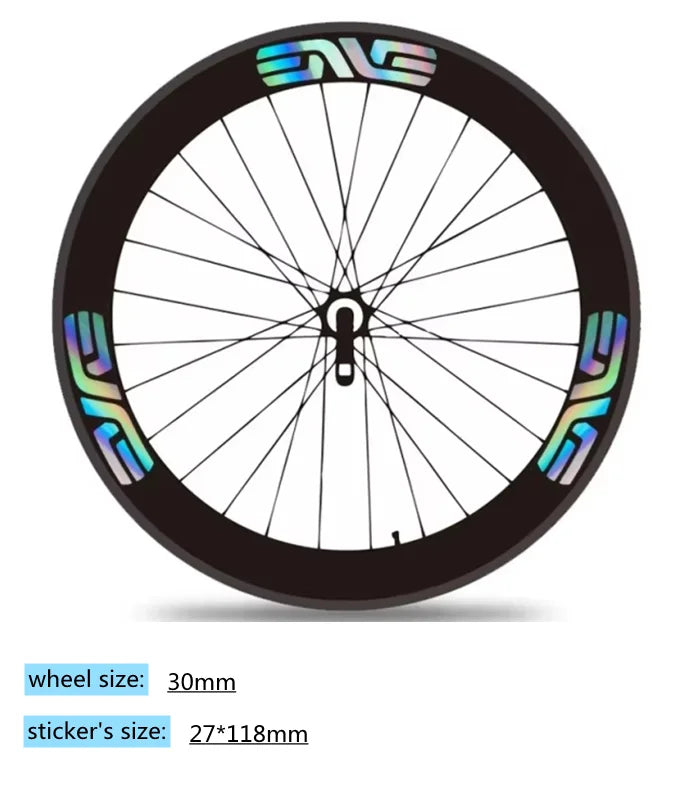 14pcs/set For Bogacha at the World Championships ENVE SES Road bike wheel stickers Color change wheelset painting 50mm height
