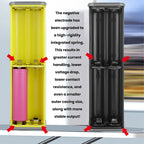PD65W Battery Storage Box Super Fast Charging 8 Cell 18650 DIY Power Bank Case Kit Digital Display Battery Holder USB+Type-C