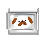 2025 Original Cute Cartoon Colorful Pet Dog Black Cats Italian Charm Links Fit 9mm Stainless Steel Bracelet Men Women DIY Making