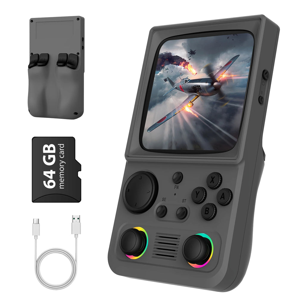 AISLPC R36T MAX Retro Handheld Game Console 22000+Games 4.0'' IPS Screen 64/128GB Supports 5G Portable Pocket Video Player