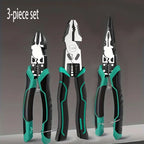 Multifunctional Heavy Duty Alloy Wire Cutters Diagonal Needle Nose Pliers Hardware Tools Universal Electrician Wire Pliers Set