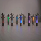 TItanium  Cage Luminous Night Signal Light Outdoor EDC Luminous 3.5*25mm Fluorescent Tube Self-illuminating Key Chain