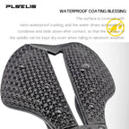 Plselis Road Bicycle Saddle High-Strength Carbon Fiber 3D Printed Counterweight Lightweight 130g Bike Cushion Riding Accessory