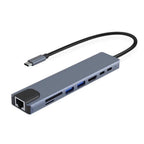 USB C HUB Type C Splitter Thunderbolt 3 Docking Station Laptop Adapter With For Macbook Air M1 iPad Pro RJ45 HDMI