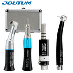 Dental High & Low Speed Handpiece Kit Straight Contra Angle Single Water Spary Air Turbine 4 Hole 2 Hole Pink Color Lab