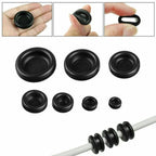 170/200/400pcs Rubber Grommet Assortment Firewall Hole Electrical Wire Grommet Gasket Kit for Wire Plug and Cable 7-25mm o ring