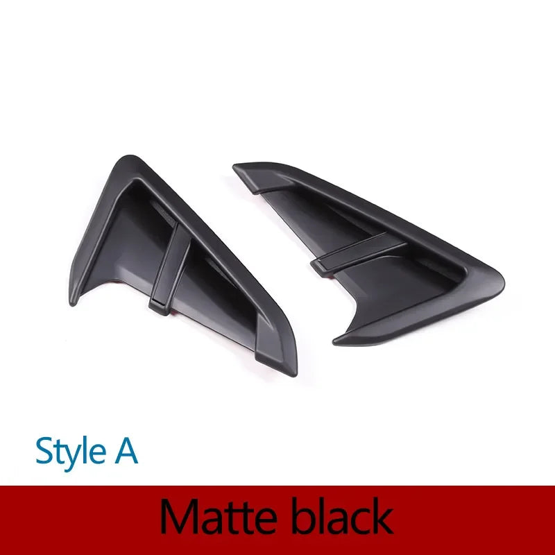 For BMW X3 G01 X4 G02 2018-2021 ABS Carbon Fiber Car Front Fender Side Shark Gill Side Air Outlet Cover Trim Car Accessories