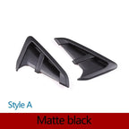For BMW X3 G01 X4 G02 2018-2021 ABS Carbon Fiber Car Front Fender Side Shark Gill Side Air Outlet Cover Trim Car Accessories