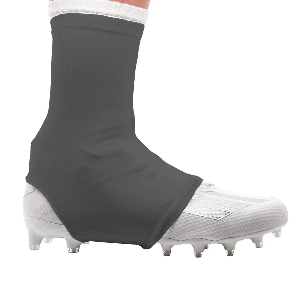 Football cleat covers spats 1 pair slip resistant high elastic foot covers solid color