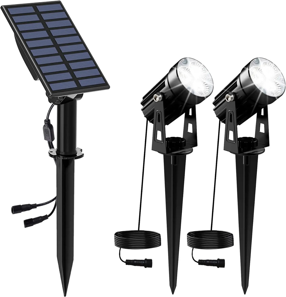 Super Bright Green Solar LED Light Outdoor Aluminum Solar Spotlight Solar Garden Light Outdoor IP65 Waterproof Solar Lawn Light