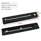 Camera quick release plate telephoto lens support camera long lens slide rail bracket tripod plate for Manfrotto dslr camera
