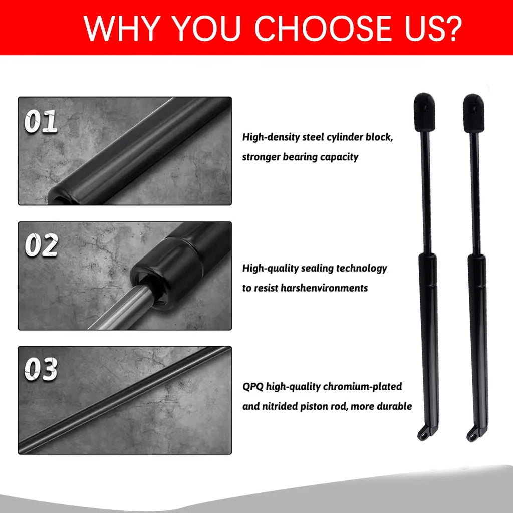 For BMW 5 Series E39 1996-2003 Car Rear Trunk Gas Spring Shock Lift Pressure Rod OE 51248159239 51248222913
