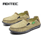Aditake brand men's loafers rubber soles non-slip wear-resistant walking shoes household cloth shoes oversized shoes