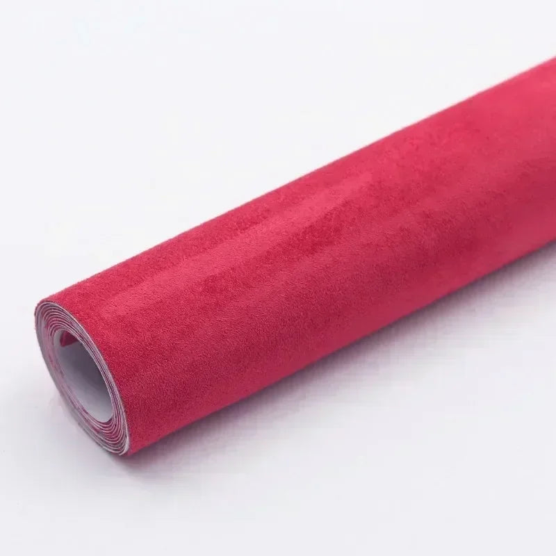 200x150cm Upgrade Large Size Suede Leather Four-sided Elastic Self-adhesive Leather for Car Interior Jewelry Box Leather Sticker