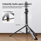 COMAN MT68 Quick Release Light Stand 2.12m Aluminum 7-Section for Photography Lights