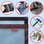 Magnetic Mesh Screen Door Mosquito Net, Anti Fly Insect Door Mesh, Open from Side 2,Automatic Closing, Size Can Be Customized