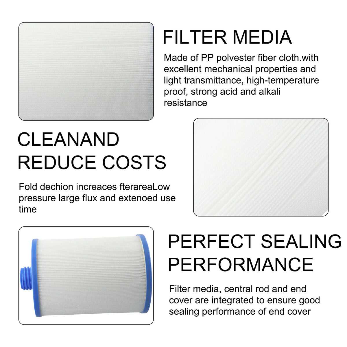 Replacement Hot Tub Spa Filter For PWW50 6CH-940