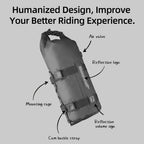 Rhinowalk Bike Front Fork Bag Waterproof 4L/7L Quick Release Cycling Fork Rack Bikepacking Luggage Bag With Mounting Base