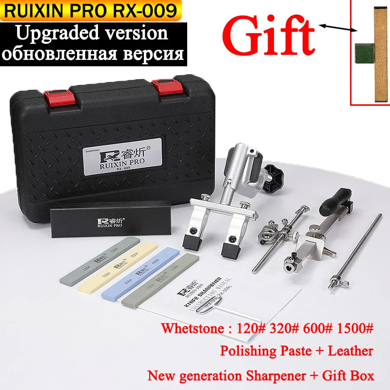 RUIXIN PRO RX 009 Fixed Angle Knife Sharpener Machine Professional Diamond Bar Sharpening Stone Grinding Whetstone Kitchen Tools