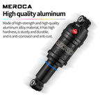 MEROCA MR-2 MTB Bike Air Shock Absorber 125/150/165/190mm Adjustable Air Pressure Aluminum Alloy Bicycle MTB Air Shock Absorber