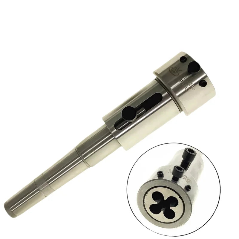 Multifunctional Telescopic Die Clamp MT2 MT3 MT4 Threading Machine Clamp M3-22 for Lathe Outer Diameter 20-45mm