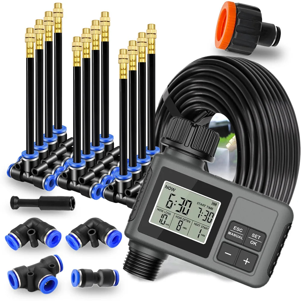 Chill Your Patio: Premium Smart Misting Kit for Refreshing Comfort