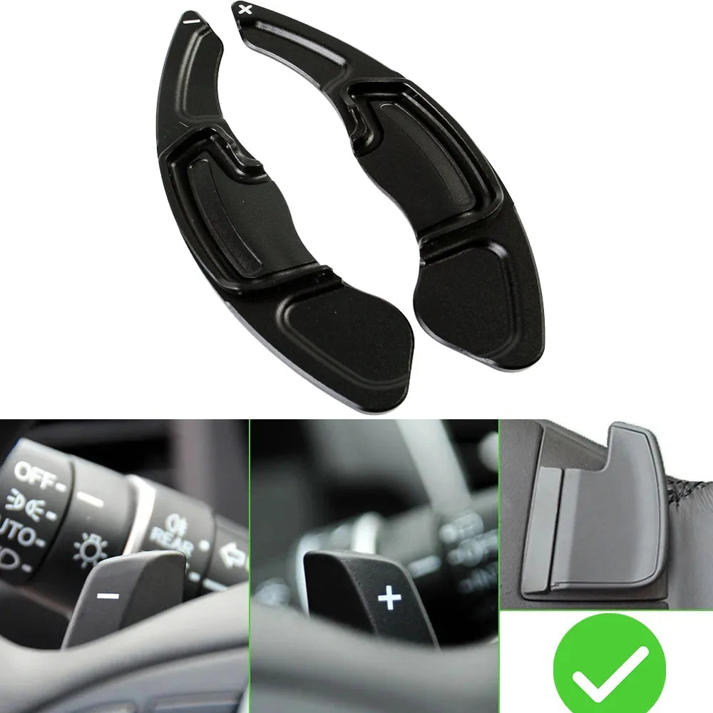 1 Pair Aluminum Alloy Paddle Shifter For Honda Accord Odyssey Acura MDX, ILX,  RDX, TLX, TSX Steering Wheel Shift Paddle Shifter
