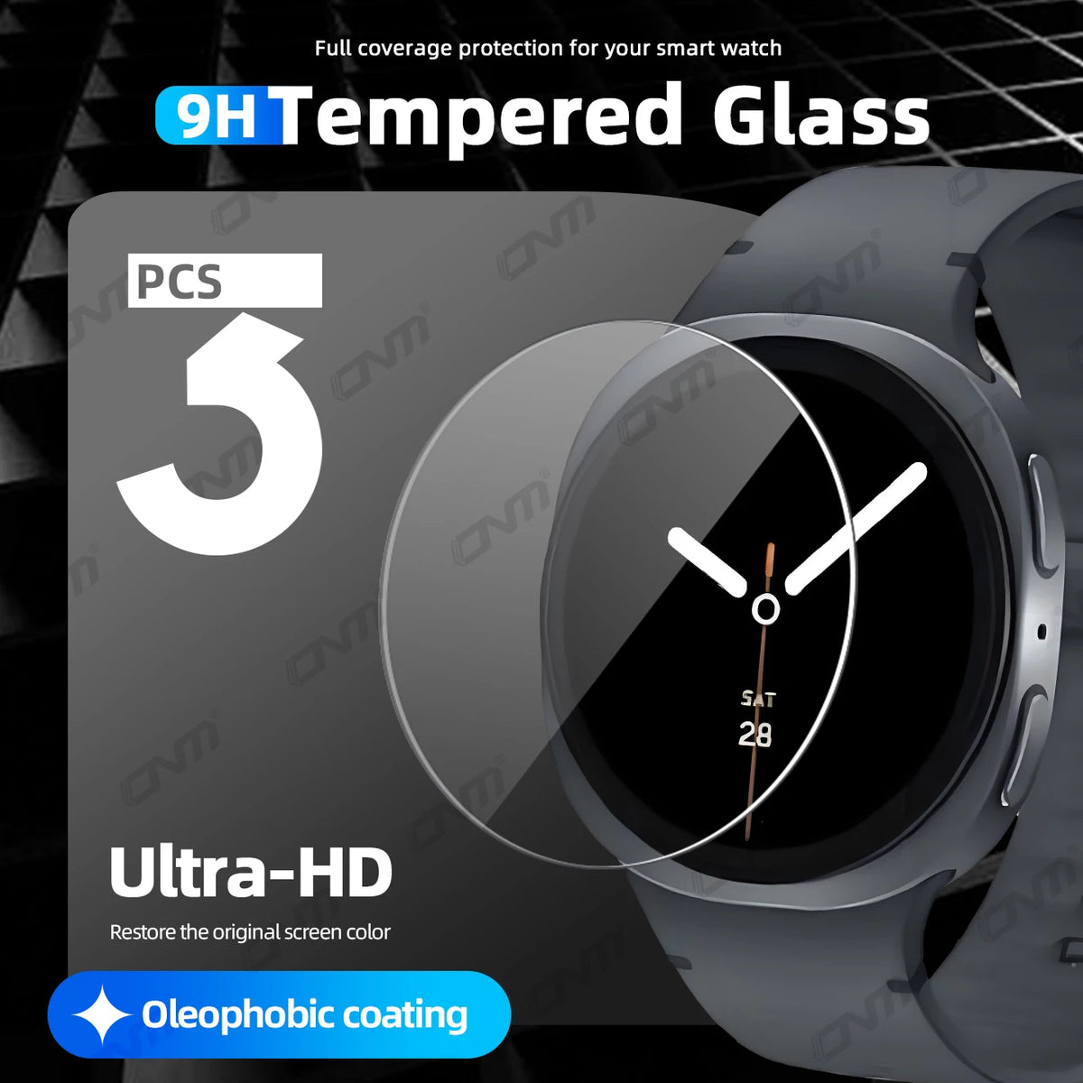 9H Tempered Glass for Samsung Galaxy Watch 8 Classic 40mm 44mm 46mm Ultra (2025) 47mm Screen Protector Glass Ultra-HD Film