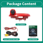 AHD Car Brake Light Rear View Camera Waterproof For Renault Trafic Vauxhall Opel Vivaro Nissan NV300 Fiat Talento(2014-2019)