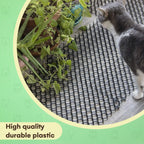 Cat Deterrent Mat Anti Cat Dog Network Repellent Training Plastic Spike Mat for Keeping Away Cats Dogs Protecting Plants