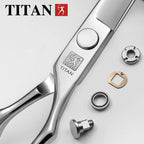 Titan Professional Hair Cutting/Thinning Scissors Shears 440C Steel 5.0-6.5in