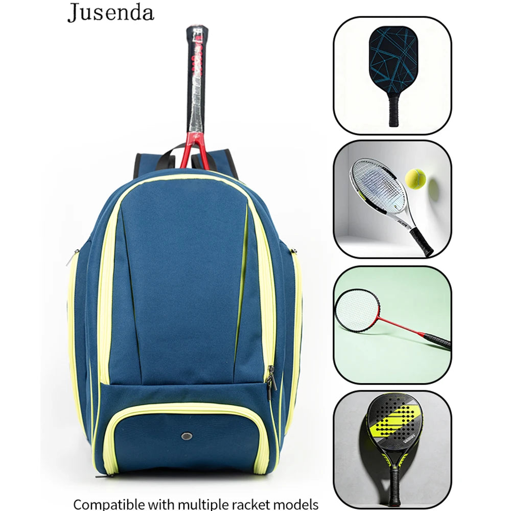 Jusenda Fashion Aero 2 Tennis Rackets Bag Tennis Bag Backpack Badminton Padel Racket Squash Racquet Backpack Tenis Raqueta