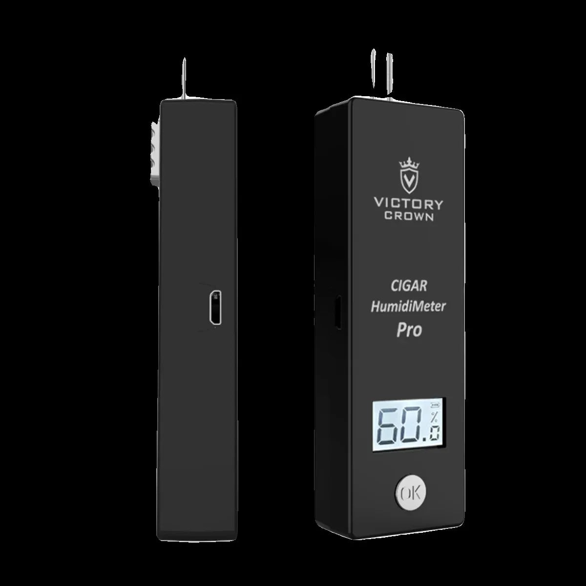 Cigar Moisture Meter Hygrometer Digital USB Pocket Cigarettes Damp Detector Density Digital Smoking Humidity LCD Probe Tools