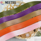 10Meters Meetee 1mm Thick 25mm Nylon Webbing Tape Backpack Strap Band Ribbon Seat Belt DIY Bag Binding Fabric Sewing Accessories
